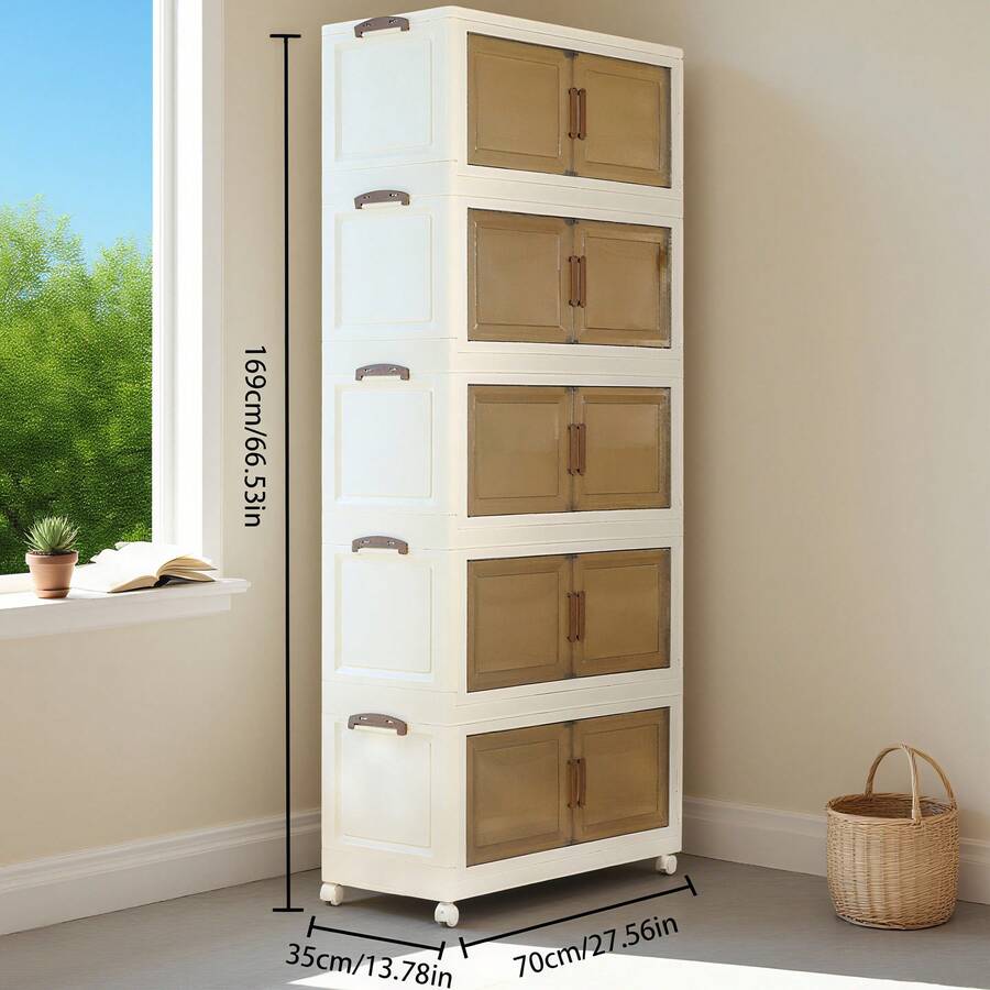 Storage & Organization - Tool Free Assembly, Foldable And Stackable