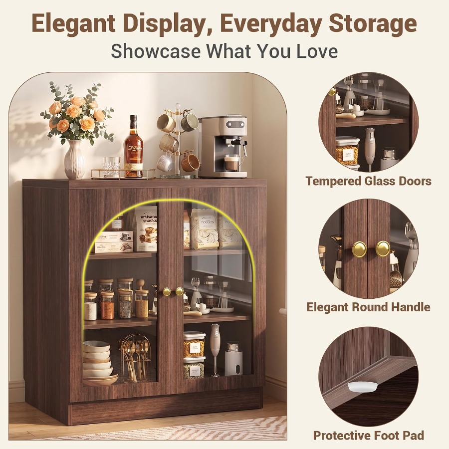 31.5 Sideboard Buffet Cabinet  - Storage & Organization ulasan dan harga