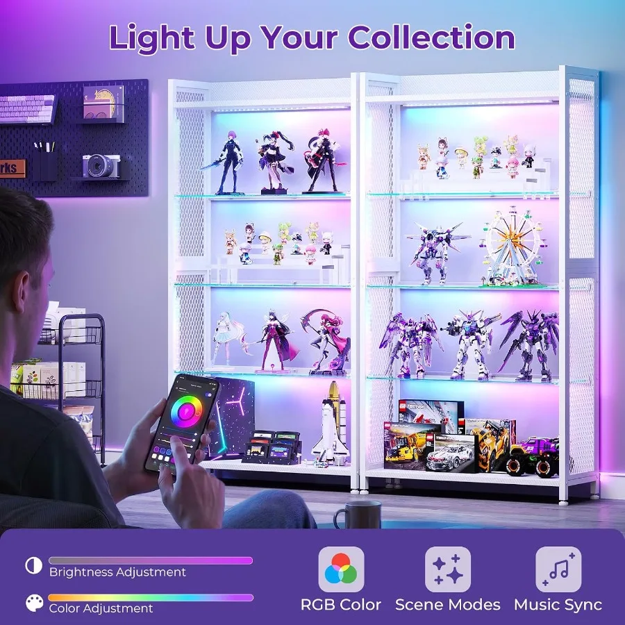 Display Case with Open Glass S - Lighting ulasan dan harga