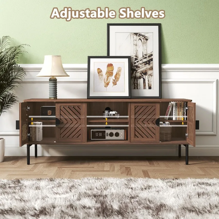 63 TV Stand for Living Room, E - Storage & Organization ulasan dan harga