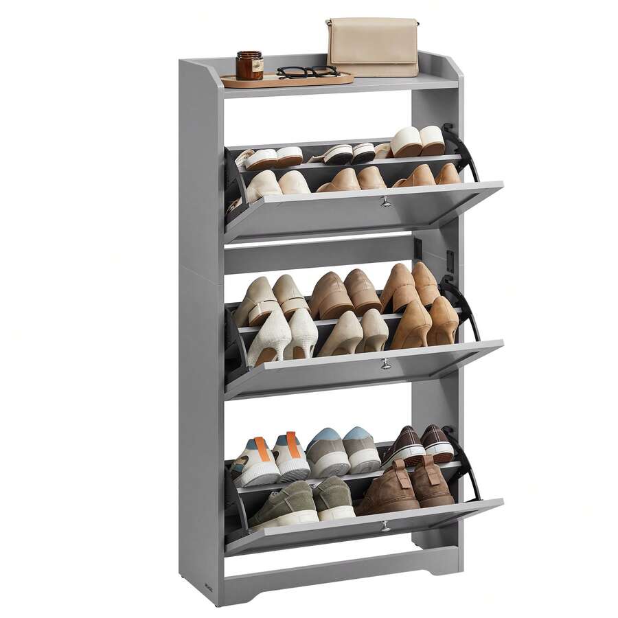 Shoe Cabinet With 3 Flip Drawe - Storage & Organization ulasan dan harga