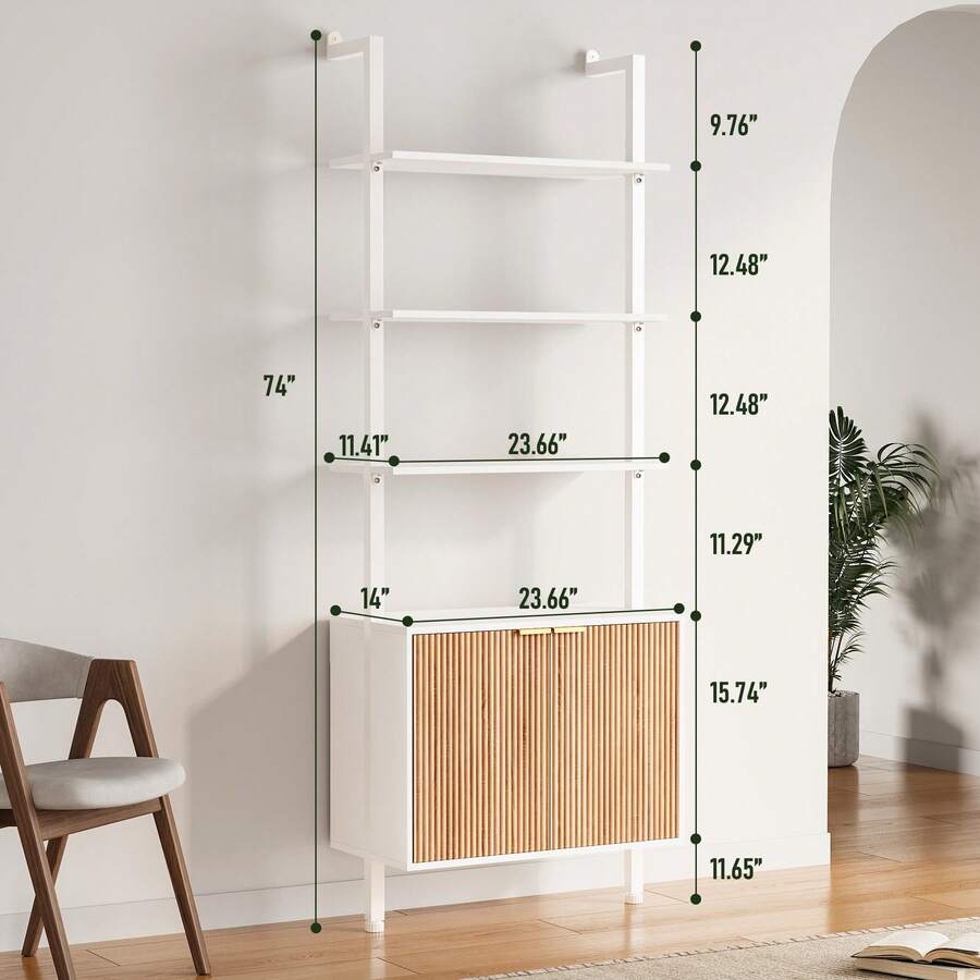Chic Modern Ladder Bookcase Wi - Storage & Organization ulasan dan harga