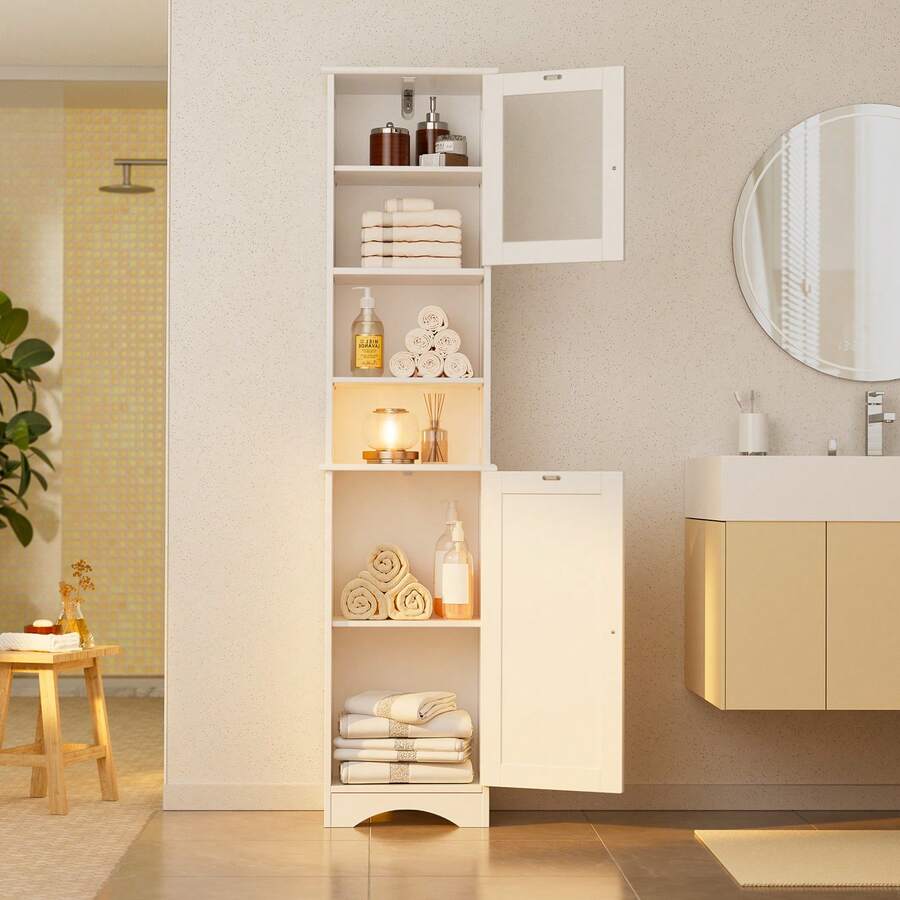 Bathroom Cabinet With Two-Way  - Storage & Organization ulasan dan harga